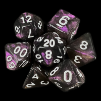 TDSO Aurora Dark Moon 7 Dice Polyset