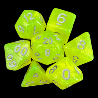 TDSO Aurora Kiwi Shimmer 7 Dice Polyset