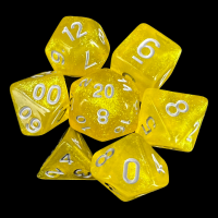 TDSO Aurora Lemon Ice 7 Dice Polyset