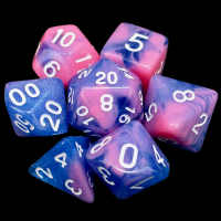 TDSO Aurora Miami Vice Shimmer 7 Dice Polyset LTD EDITION