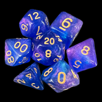 TDSO Aurora Secret Stars 7 Dice Polyset