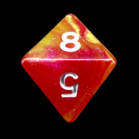 TDSO Aurora Solar Flare D8 Dice