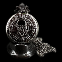 TDSO Black Nickel 2nd Amendment Fob Watch Case With Micro 7mm 7 Dice Polyset