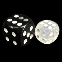TDSO Bright Gem Diamond 12mm D6 Spot Dice