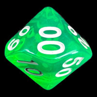 TDSO Bright Gem Emerald Percentile Dice