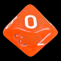 TDSO Bright Gem Fire Opal D10 Dice
