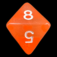 TDSO Bright Gem Fire Opal D8 Dice