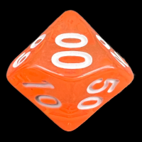 TDSO Bright Gem Fire Opal Percentile Dice