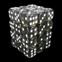 TDSO Bright Gem Quartz Grey 36 x D6 Dice Set