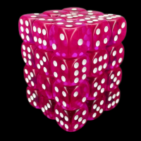 TDSO Bright Gem Rose Red 36 x D6 Dice Set