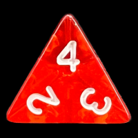 TDSO Bright Gem Ruby D4 Dice