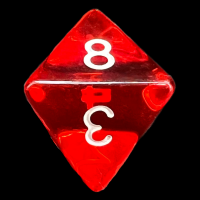TDSO Bright Gem Ruby D8 Dice