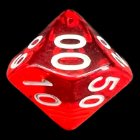 TDSO Bright Gem Ruby Percentile Dice
