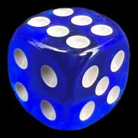 TDSO Bright Sapphire 16mm D6 Spot Dice