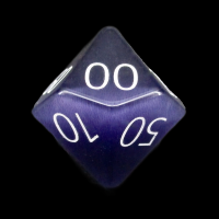 TDSO Cats Eye Kynite with Engraved Numbers 16mm Precious Gem Percentile Dice