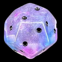 TDSO Six-Fold D2 Luminous Ceremonial Chrome 12 Sided Spot D2 Dice