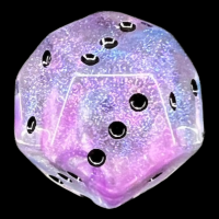 TDSO Quadruple D3 Luminous Ceremonial Chrome 12 Sided Spot D3 Dice