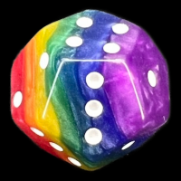 TDSO Triple D4 Layer Rainbow 12 Sided Spot D4 Dice