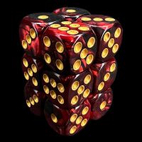TDSO Duel Blood & Shadow 12 x D6 Dice Set