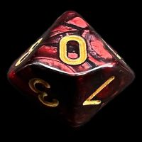 TDSO Duel Blood & Shadow D10 Dice