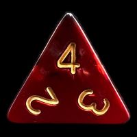TDSO Duel Blood & Shadow D4 Dice