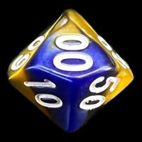 TDSO Duel Blue & Gold Percentile Dice