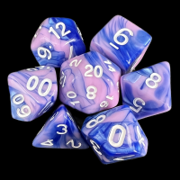 TDSO Duel Blue & Pink 7 Dice Polyset