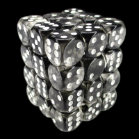 TDSO Eldritch Swirl Black 36 x D6 Dice Set