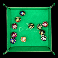 HALF PRICE TDSO Folding Forest Green Dice Tray