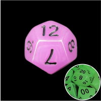 TDSO Frost Purple Glow in the Dark D12 Dice