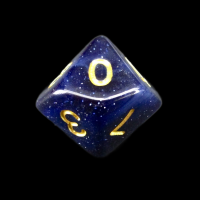 TDSO Galaxy Glitter Universe D10 Dice