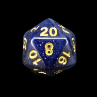 TDSO Galaxy Glitter Universe D20 Dice