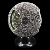 TDSO Gemstone Dice Spinner Antique Silver & Labradorite