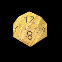 TDSO Gemstone Jasper Picture & Black D12 Dice