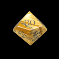 TDSO Gemstone Jasper Picture & Black Percentile Dice