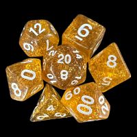 TDSO Glitter Gold 7 Dice Polyset