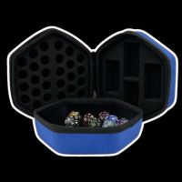SPECIAL OFFER TDSO Hexagonal Mk2 Gaming Case & Dice Tray - Blue