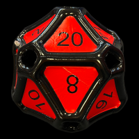 TDSO Inflatable Black & Red MASSIVE D20 Dice