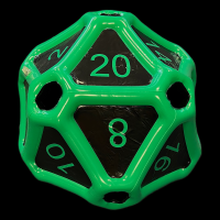 TDSO Inflatable Green & Black MASSIVE D20 Dice