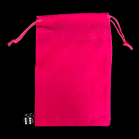 HALF PRICE TDSO Large Pink Soft Touch Dice Bag