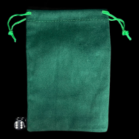 HALF PRICE TDSO Large Forest Green Soft Touch Dice Bag