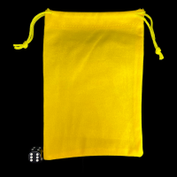 HALF PRICE TDSO Large Yellow Soft Touch Dice Bag
