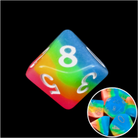 TDSO Layer Candy Glow In The Dark D10 Dice