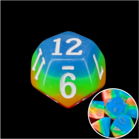 TDSO Layer Candy Glow In The Dark D12 Dice