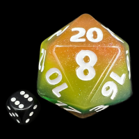 TDSO Layer Transparent Rainbow Glitter MASSIVE 55mm TITAN D20 Dice