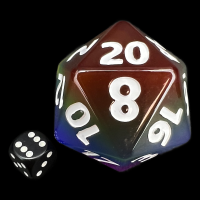 TDSO Layer Transparent Rainbow MASSIVE 55mm TITAN D20 Dice