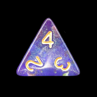 TDSO Photo Reactive Blue & Green D4 Dice