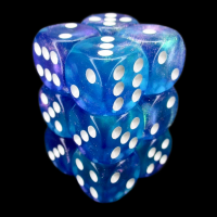 TDSO Photo Reactive Blue & Purple 12 x D6 Dice Set