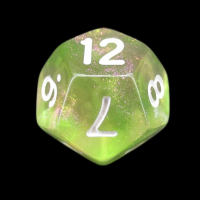 TDSO Photo Reactive Green & Pink D12 Dice