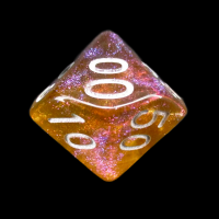 TDSO Photo Reactive Grey & Orange  Percentile Dice